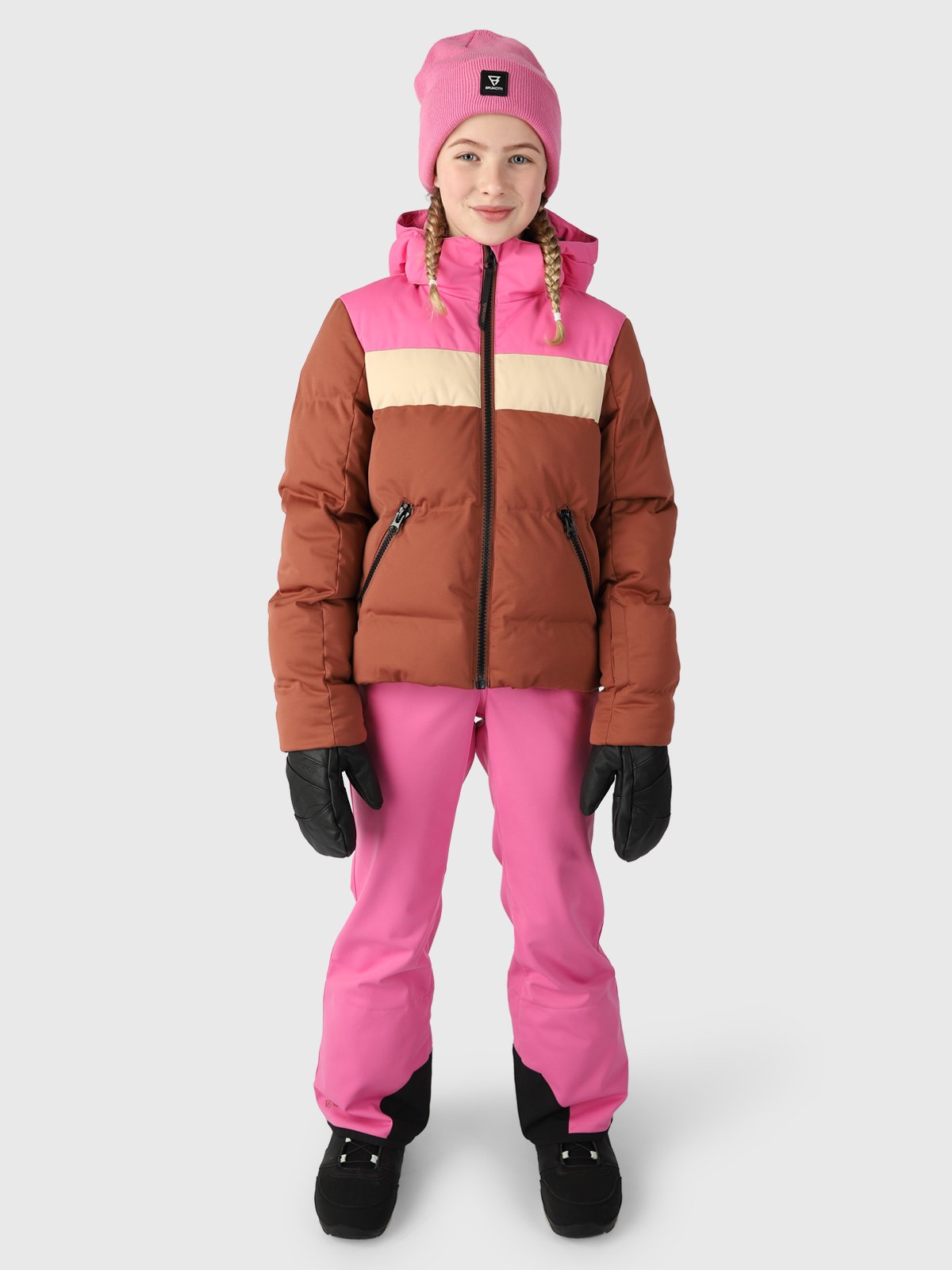 Brunotti Niagony Girls Snow Jacket | 4553_mahoganny | 176 | 8720717066954